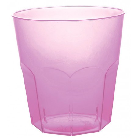 Vaso Plástico Lila Transp. PS Ø73mm 220ml (50 Uds)
