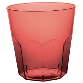 Vaso Plastico Burdeos Transp. PS Ø73mm 220ml (50 Uds)