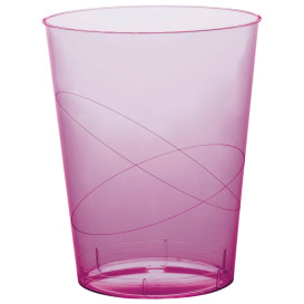 Vaso de Plastico Moon Lila Transp. PS 350ml (20 Uds)