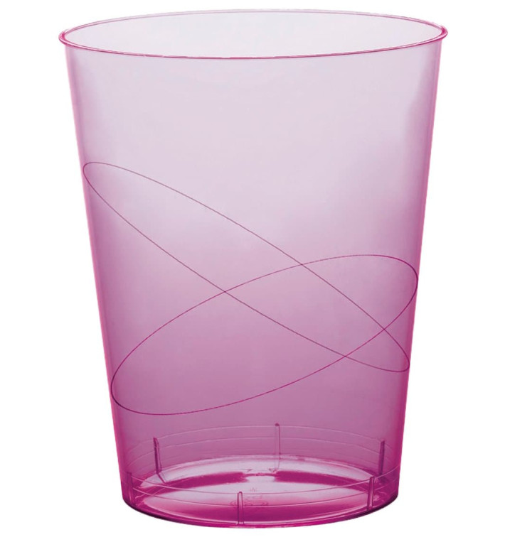 Vaso de Plastico Moon Lila Transp. PS 350ml (20 Uds)