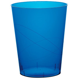 Vaso de Plastico Moon Azul Transp. PS 350ml (20 Uds)