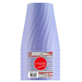 Vaso de Plastico PP "X-Table" Violeta 320ml (128 Uds)