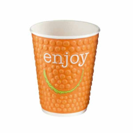 Vaso Cartón 12 Oz/403ml "Enjoy" Ø9,0cm (34 Uds)