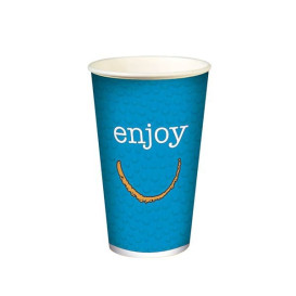 Vaso Cartón 22 Oz/ 680 ml "Enjoy" Ø9,0cm (1000 Uds)