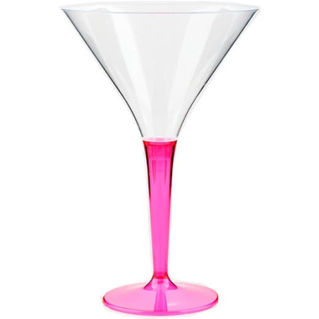 Copa de Plástico Cocktail Pie Frambuesa 100 ml (6 Uds)