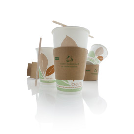 Vaso Cartón PLA Bare 12 Oz/360ml Ø8,9cm (1.000 Uds)