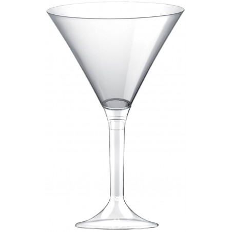 Copa Plástico Cocktail Pie Transparente 185ml 2P (20 Uds)