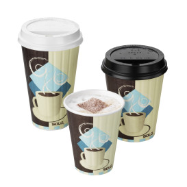 Tapa Agujero Vaso 8 Oz/240ml Blanca Ø7,9cm (100 Uds)