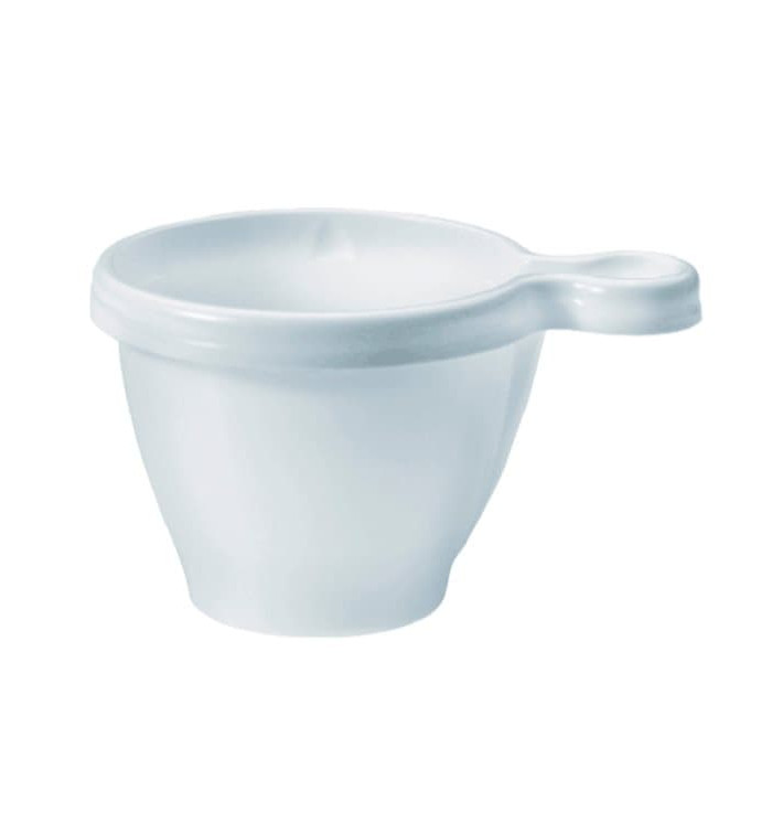 Taza de Plastico PS Blanco 170ml (50 Unidades)
