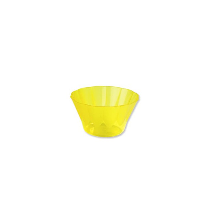 Copa Royal para Coctail Amarilla de Plastico 500ml (25 Uds)