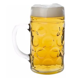 Jarra de Plastico para Cerveza Transp. Ø105mm 1000ml (1 Ud)