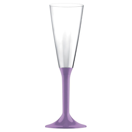 Copa Plástico Cava Pie Lila 160ml 2P (20 Uds)