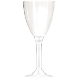 Copa de Plastico Vino Transparente 130ml (100 Uds)
