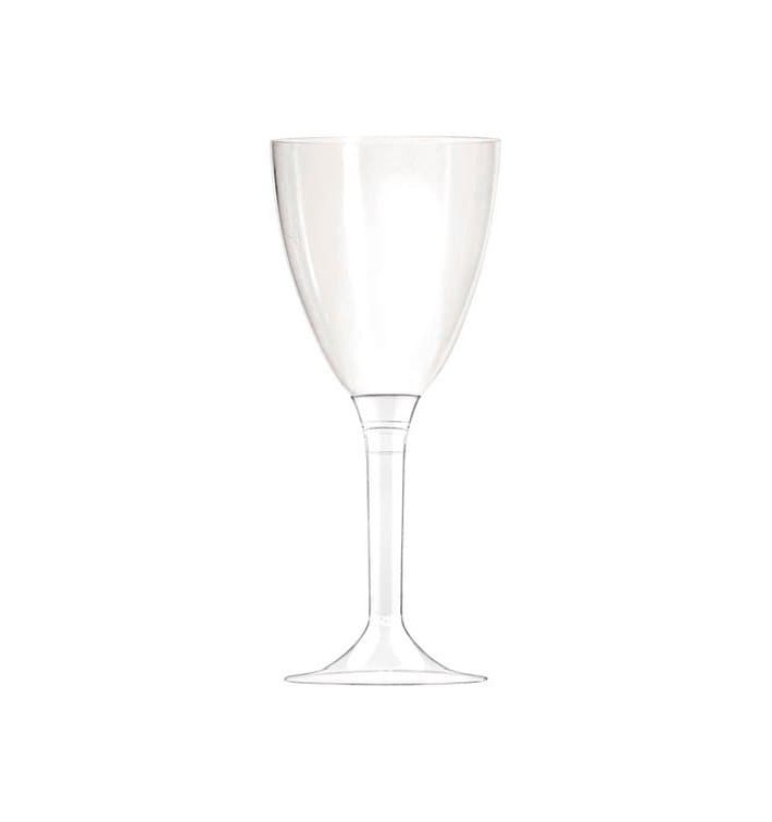 Copa de Plastico Vino Transparente 130ml (10 Uds)