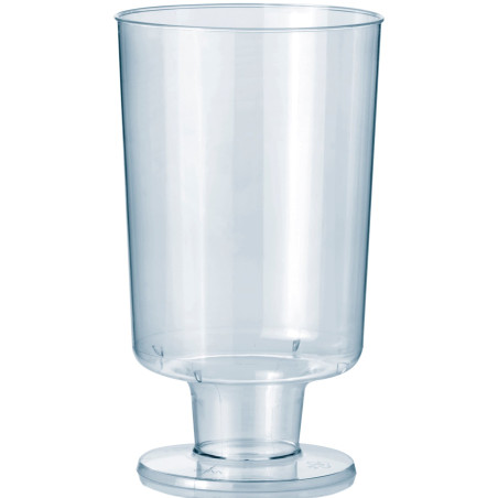 Copa con Pie de Plástico 150ml 1P (12 Uds)