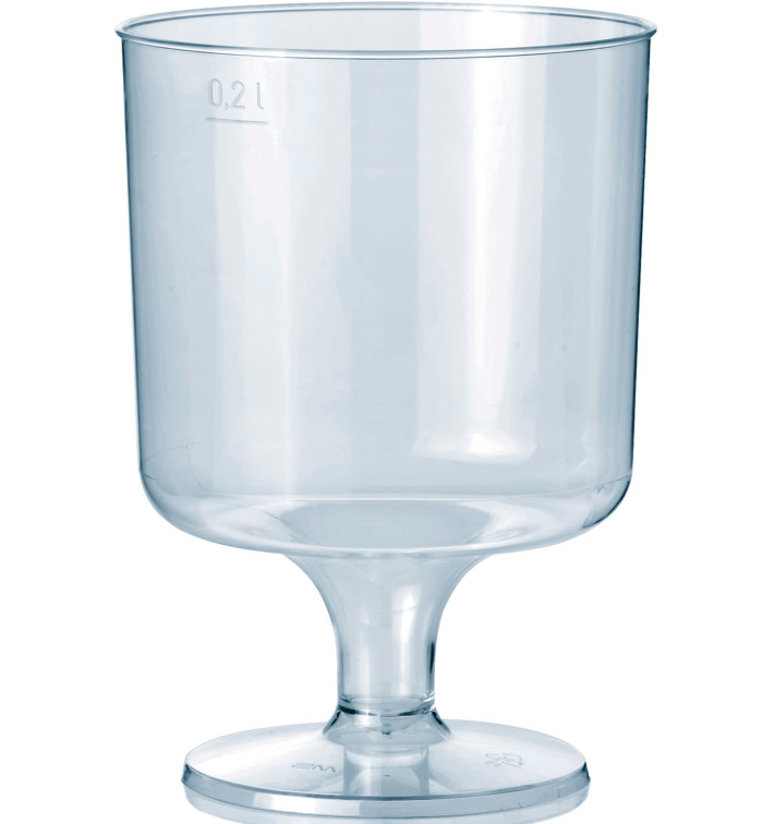 Copa con Pie de Plastico 200 ml (400 Uds)