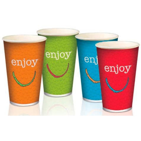 Vaso biodegradable de papel 16 onzas