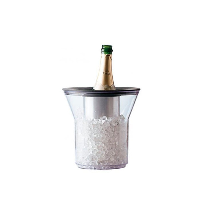 Termo de Plastico para 1 Botella Transp. PCTA (1 Ud)