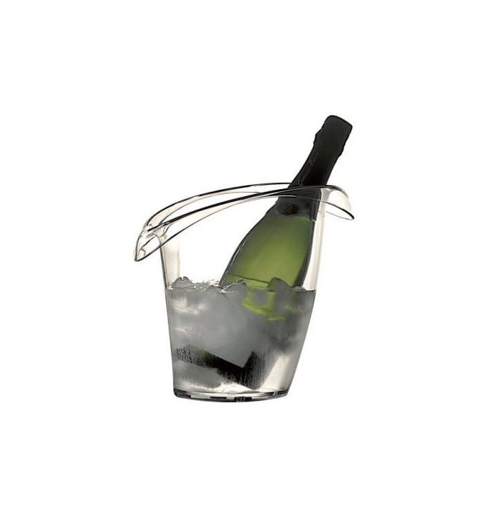 Cubitera de Plastico para 1 Botella Transp. SAN (1 Ud)