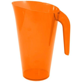 Jarra Plástico Naranja Reutilizable 1.500 ml (1 Unidad)