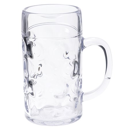 Jarra Reutilizable Durable SAN para Cerveza Ø7,7cm 500ml (1 Ud)