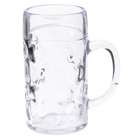 Jarra de Plastico para Cerveza Transp. Ø105mm 1000ml (1 Ud)