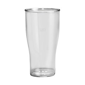 Vaso Reutilizable SAN Cerveza Transparente 350ml (100 Uds)