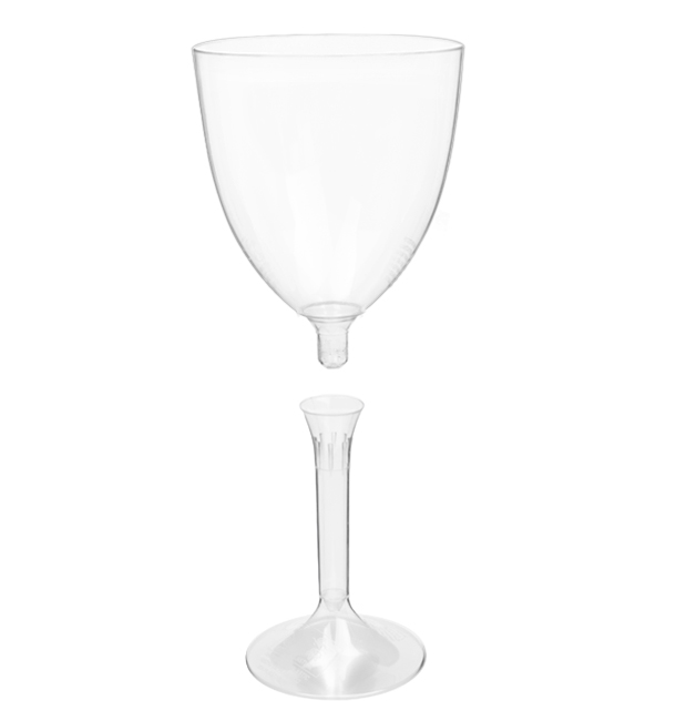Copa Plástico Vino Transparente 300ml (20