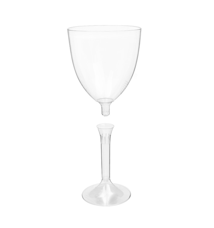 Copa Plástico Vino Transparente 300ml (20