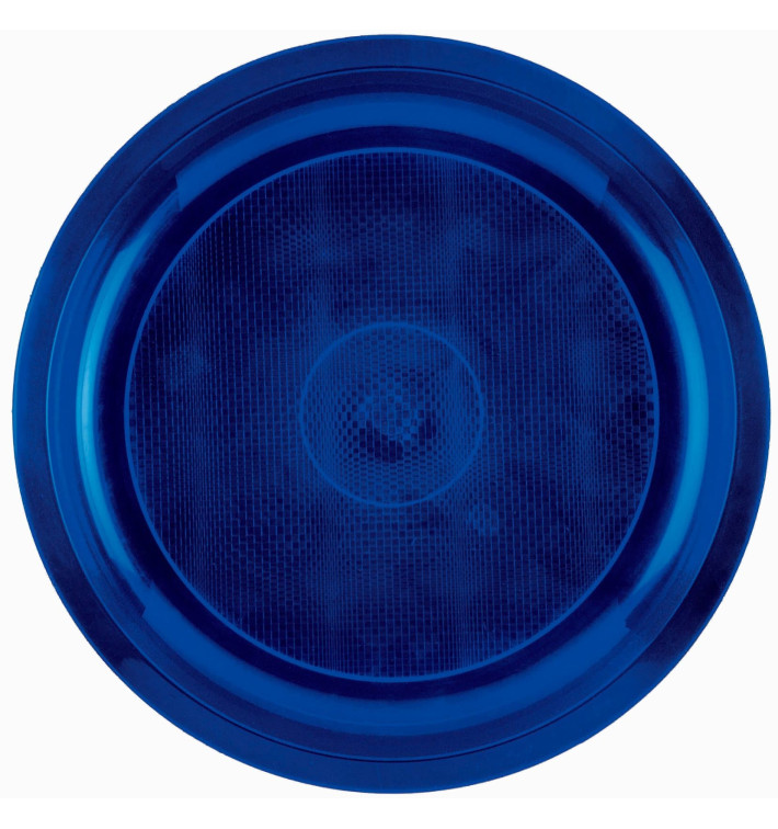Plato de Plastico Azul Round PP Ø290mm (150 Uds)
