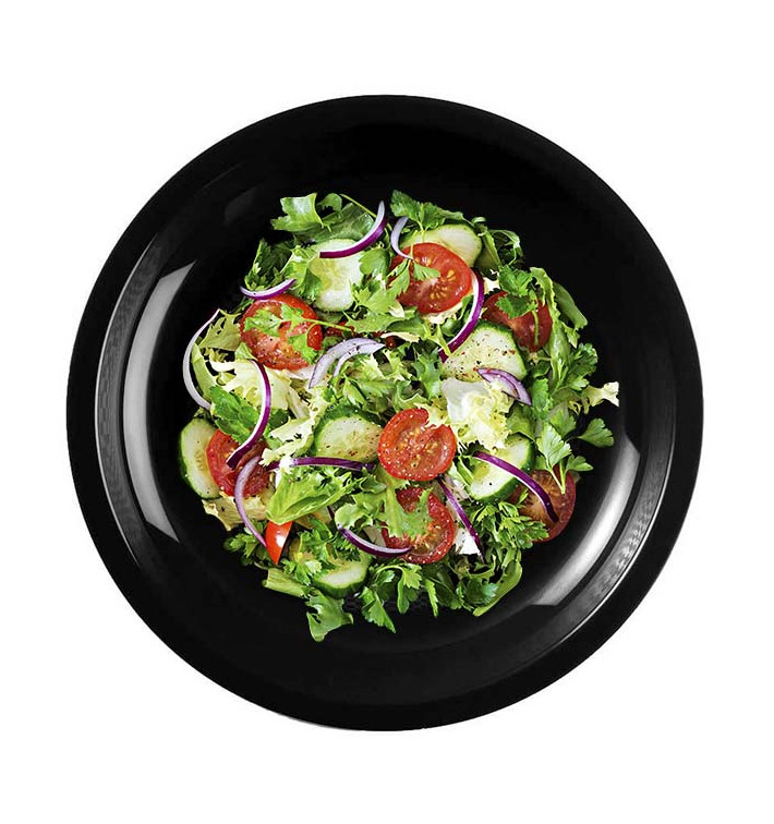 Plato de plástico reutilizable