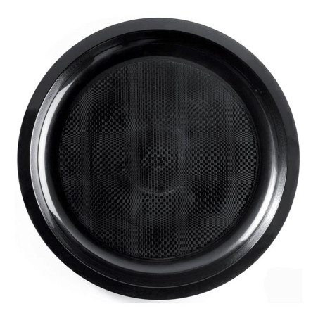 Plato Duro Reutilizable PP Negro "Round" Ø29cm (300 Uds)