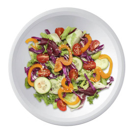 Plato de Plastico Hondo Blanco Round PP Ø195mm (300 Uds)