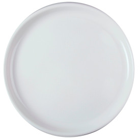 Plato de Plastico para Pizza Blanco Round PP Ø350mm (72 Uds)