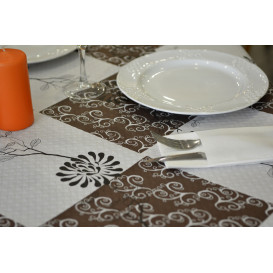 Mantel de Papel Cortado 1x1m "Magnolia Nema" 37g (400 Uds)