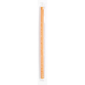 Pajita Recta Enfundada para Granizado Ø8mm 22cm (500 Uds)