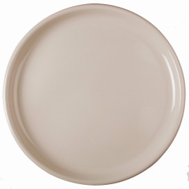 Plato de Plastico para Pizza Beige Round PP Ø350mm (72 Uds)