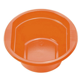 Bol de Plastico PS Naranja 250ml Ø12cm (30 Uds)