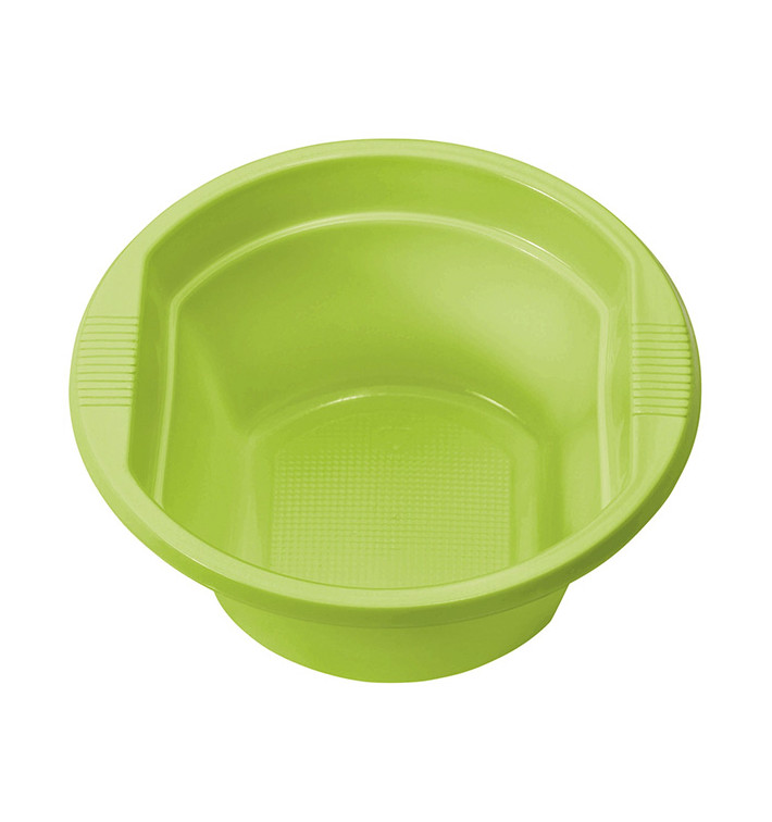 Bol de Plastico PS Verde Lima 250ml  Ø12cm (30 Uds)