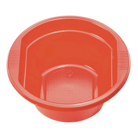 Bol de Plastico PS Rojo 250 ml Ø12cm (30 Uds)