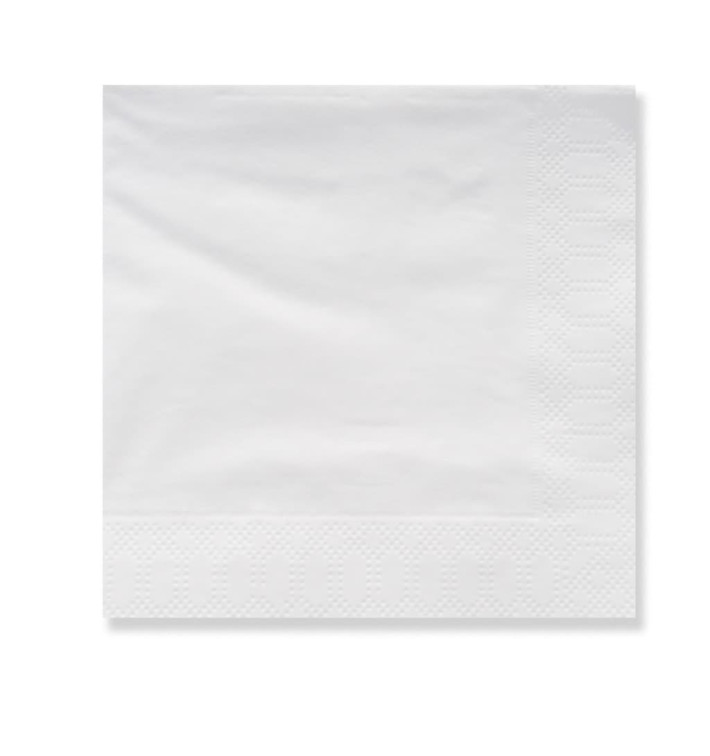 Servilleta de papel blanca