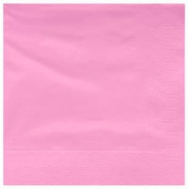 Servilleta de Papel Cenefa 40x40 Rosa (50 Uds)