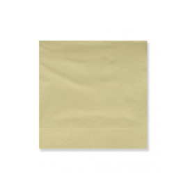 Servilleta Papel Cenefa 20x20 Crema (100 Uds)