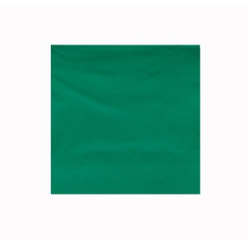 Servilleta de Papel Cenefa 25x25cm Verde (100 Uds)