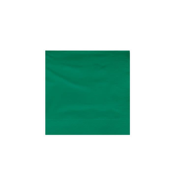 Servilleta de Papel Cenefa 25x25cm Verde (100 Uds) Servilleta de Papel Cenefa 25x25cm Verde (100 Uds)