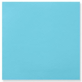 Servilleta Papel Punta Punta 25x25cm Turquesa (3600 Uds)