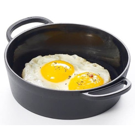 Paellita Negra PP 90mm (6 unidades)