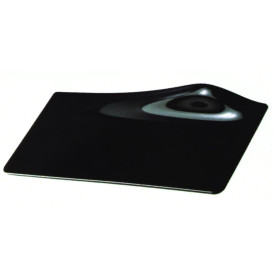 Plato Degustación Rectangular GOGO Negro 14x5.8cm (40 Uds)