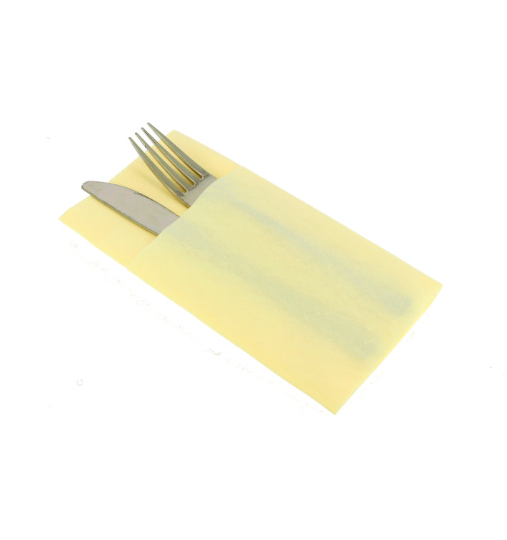 Servilleta Kanguro Airlaid Champán 40x40cm (25 Uds)