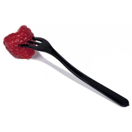 Minitenedor Degustacion Negro en Cajita 10cm (5000 Uds)